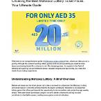 mahzooz lottery ticket price